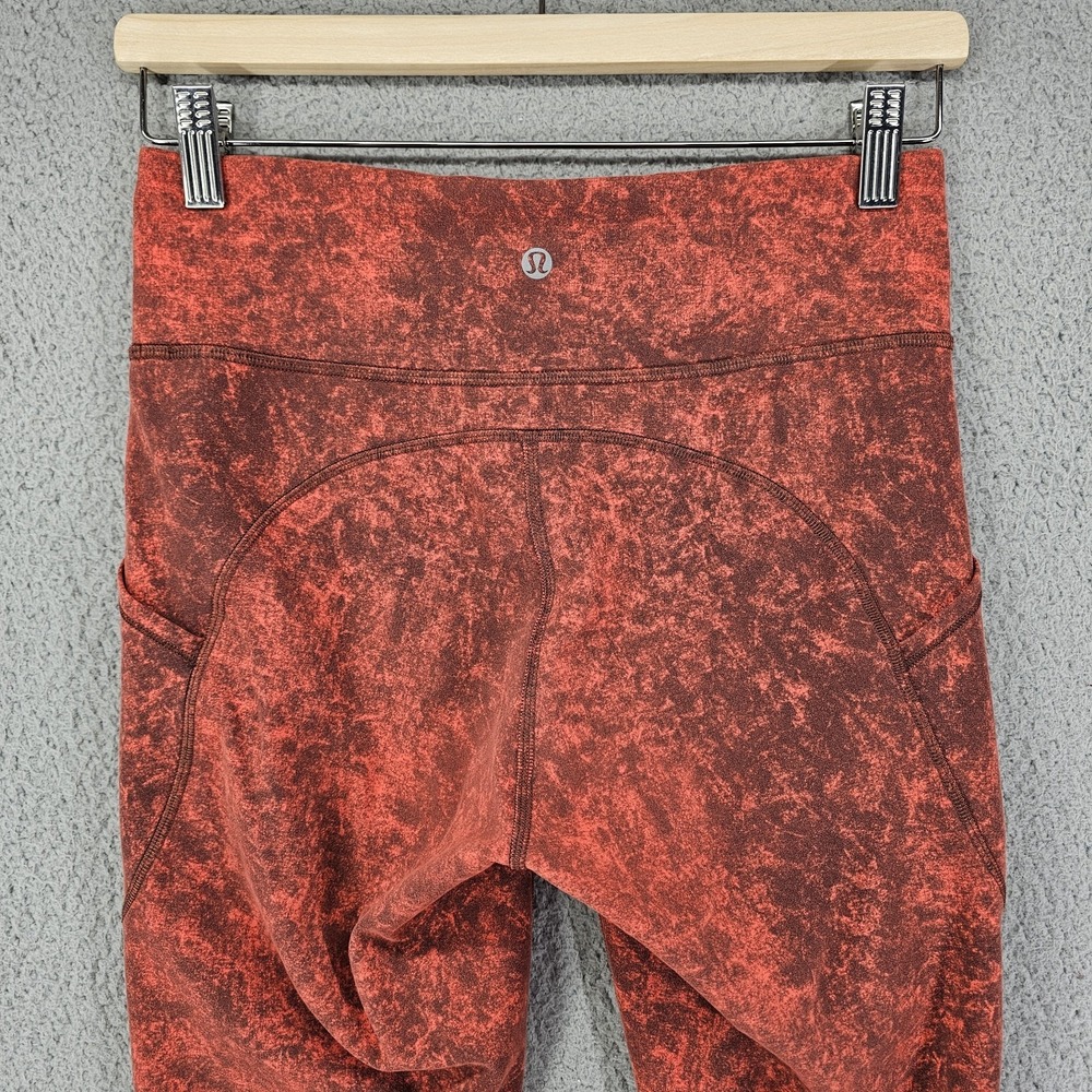 Lululemon Invigorate High Rise Tight Womens Size 8 Red 28" Inseam W5EDYS - Picture 5 of 14